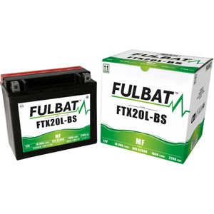 FTX20L-BS MF Fulbat Motorcycle Battery